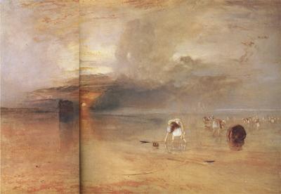 Joseph Mallord William Turner Calais sands,low water (mk31) oil painting image